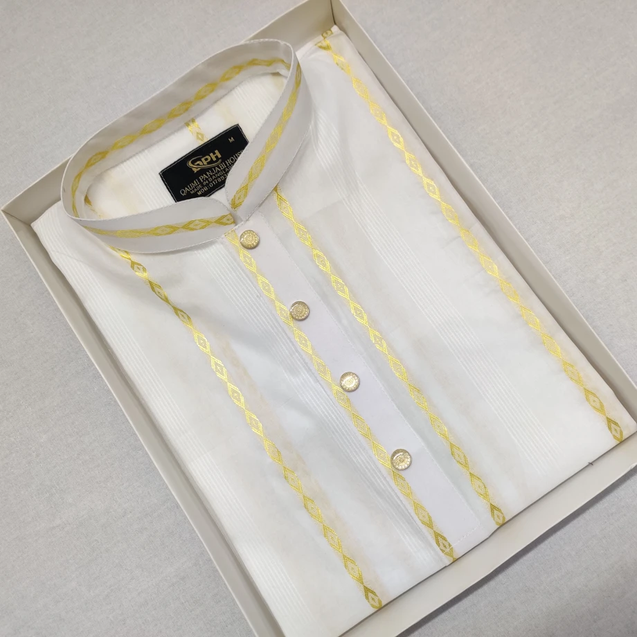 Suti Goldenline Jamdani