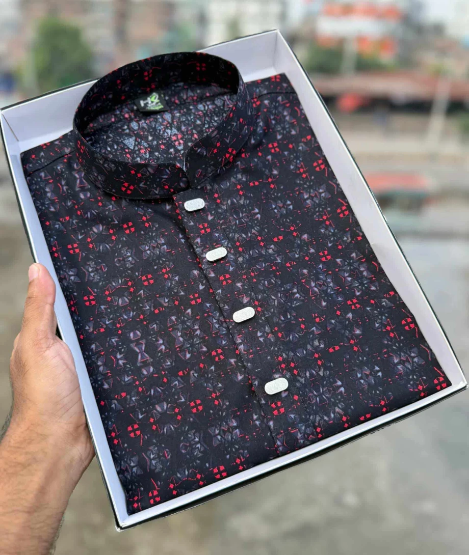 Digital cotton red